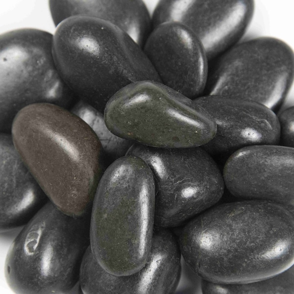 Msi Black Polished 0.5 Cu. Ft . 2 Cm To 3 Cm Pebbles. 40 Lb. Bag, 55PK ZOR-LSC-0160P - main